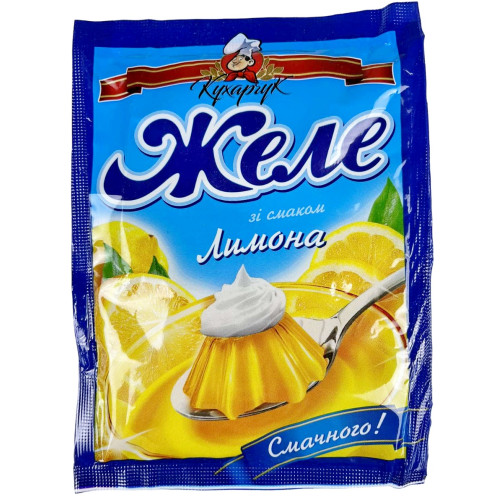 Желе Кухарчук Лимон 75г (1/50^5) Желе Кухарчук Лимон 75г (1/50^5)