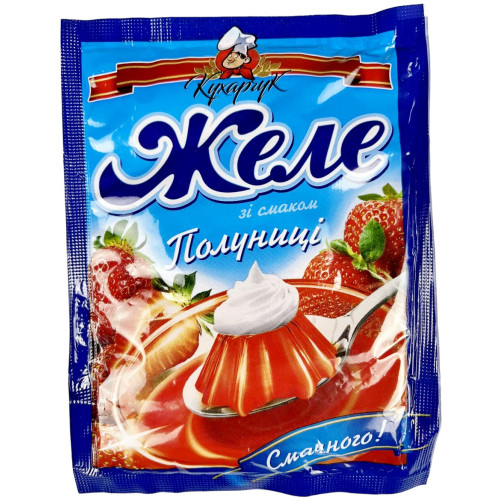 Желе Кухарчук Полуниця 75г (1/50^5) Желе Кухарчук Полуниця 75г (1/50^5)