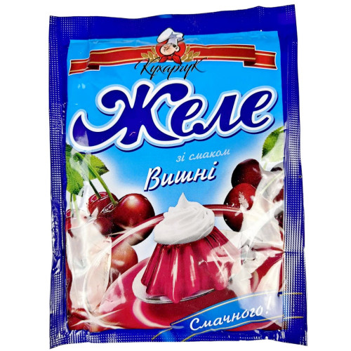 Желе Кухарчук Вишня 75г (1/50^5) Желе Кухарчук Вишня 75г (1/50^5)