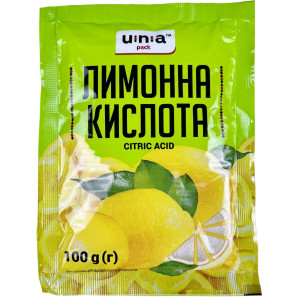Юна Пак Лимонна кислота 100гр  (1/130^10)