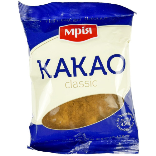 Мрія Какао порошок 100г. (1/40) Мрія Какао порошок 100г. (1/40)
