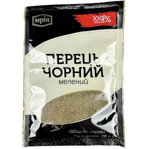 Мрія Перець чорний мелений 20г  (1*38)