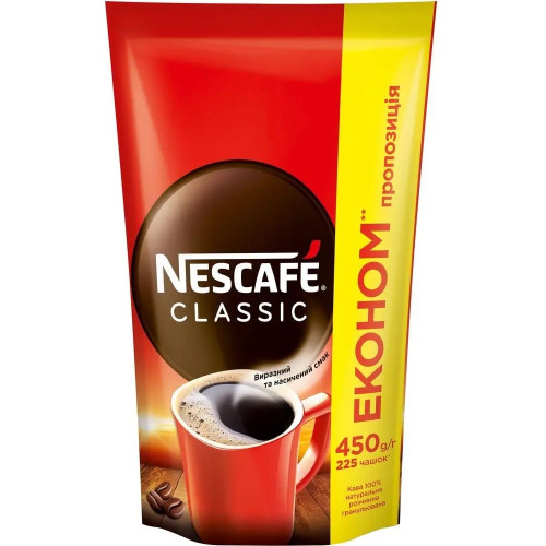 Нескафе Класік М/У 450г (1/9) Нескафе Класік М/У 450г (1/9)