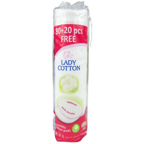 Диски ватні Lady Cotton 80+20 шт (1/35) Диски ватні Lady Cotton 80+20 шт (1/35)