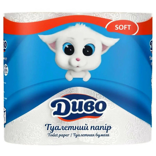 Туалетний папір ТМ Диво, 4 рул (1/20)