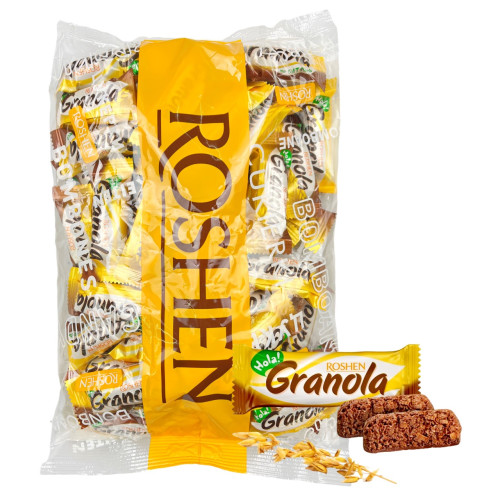 Рошен цукерки Hola! Granola 0,5кг (1/8) №9081