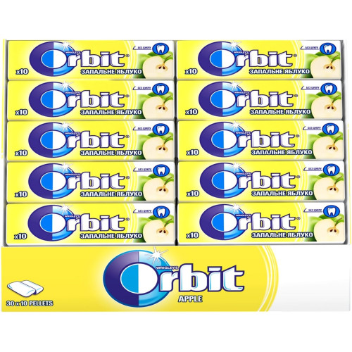 Жувальна гумка Orbit Яблуко (1*30) Жувальна гумка Orbit Яблуко (1*30)