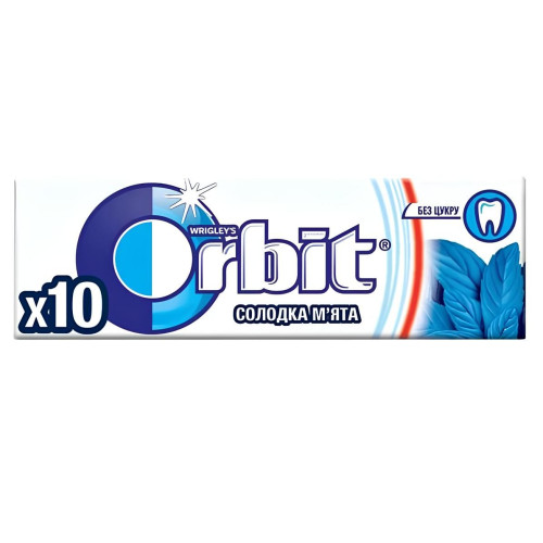 Жувальна гумка Orbit Солодка М'ята (1*30) Жувальна гумка Orbit Солодка М'ята (1*30)