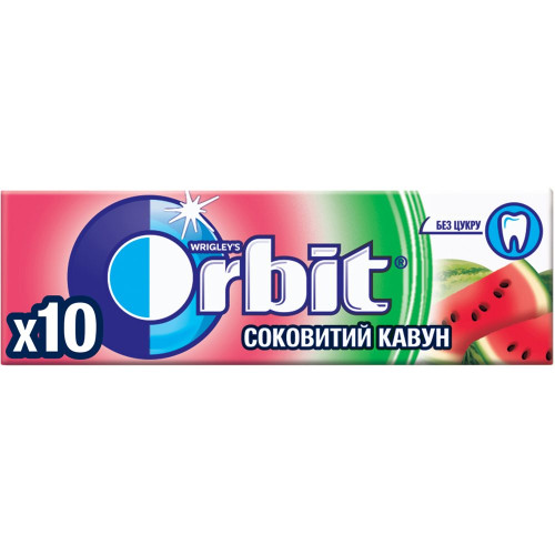 Жувальна гумка Orbit Соковитий Кавун (1*30) Жувальна гумка Orbit Соковитий Кавун (1*30)