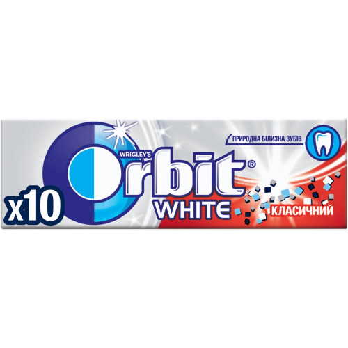 Жувальна гумка Orbit White Класичний (1*30) Жувальна гумка Orbit White Класичний (1*30)