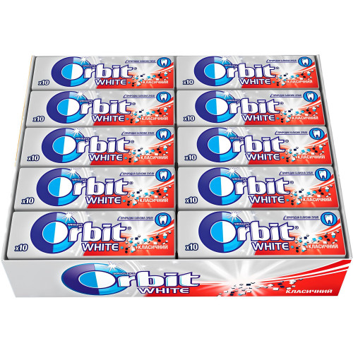 Жувальна гумка Orbit White Класичний (1*30) Жувальна гумка Orbit White Класичний (1*30)