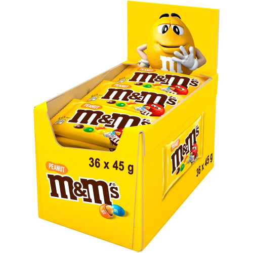 M&M's Горіх (жовтий) 45 г (1/36)