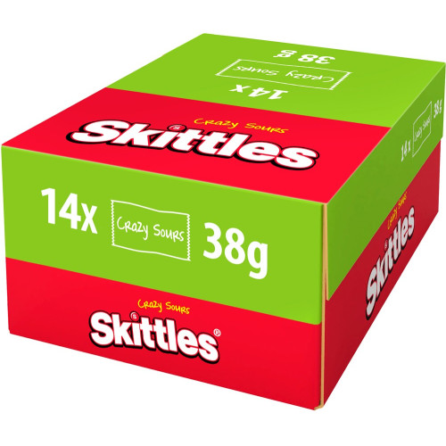 Skittles Драже Кислий (зелений) 38 г (1/14)