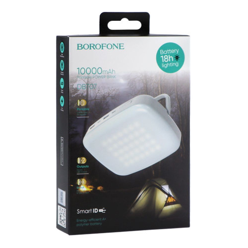Мобільна батарея Лампа Borofone 10000 mAh 1шт. Мобільна батарея Лампа Borofone 10000 mAh 1шт.