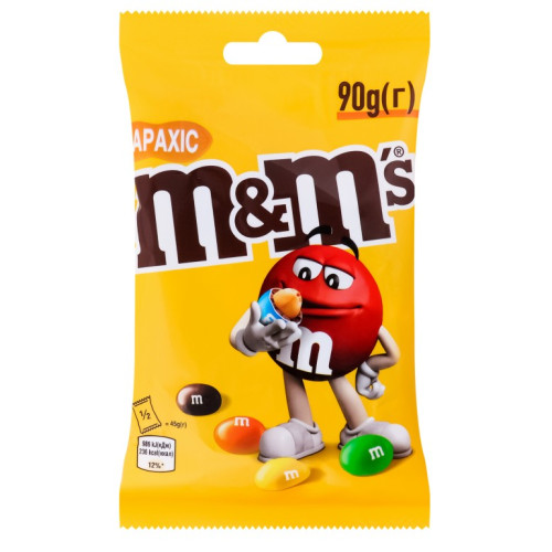 M&M's Горіх (жовтий) 90 г (1/20) ЗНИЖЕНА ЦІНА! M&M's Горіх (жовтий) 90 г (1/20) ЗНИЖЕНА ЦІНА!